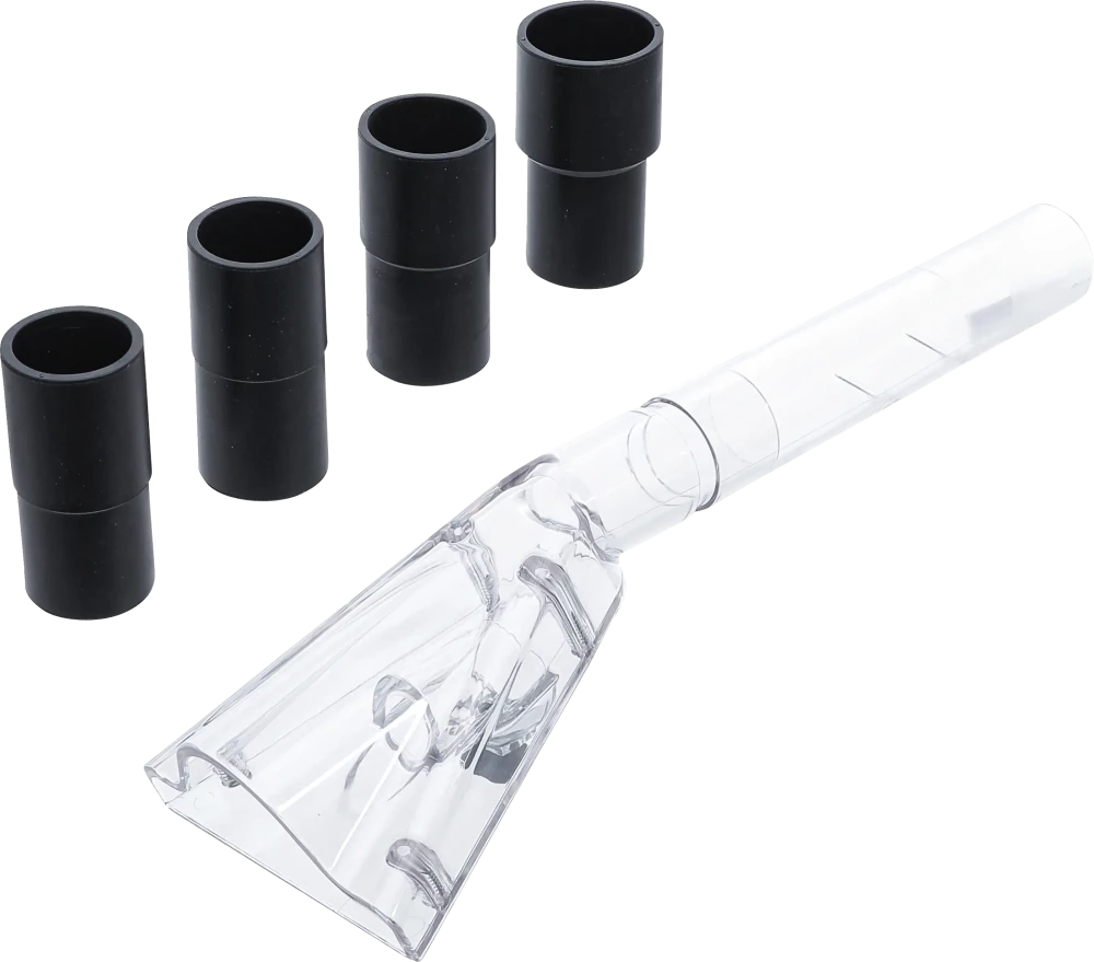 Cabeça de sucção para pistola de limpeza de ar comprimido | grande | com 4 adaptadores | para BGS 70150