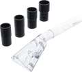 Cabeça de sucção para pistola de limpeza de ar comprimido | grande | com 4 adaptadores | para BGS 70150