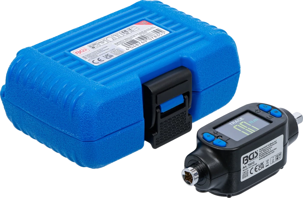 Adaptador de torque digital | 6,3 mm (1/4") | 6 - 30 Nm