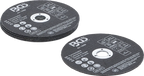 Conjunto de discos de corte | para aço inoxidável | Ø 75 x 1,0 x 10 mm | 5 peças
