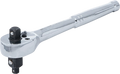 Roquete reversível | dentado fino | 3 em 1 | 6,3 mm (1/4") / 10 mm (3/8") / 12,5 mm (1/2")
