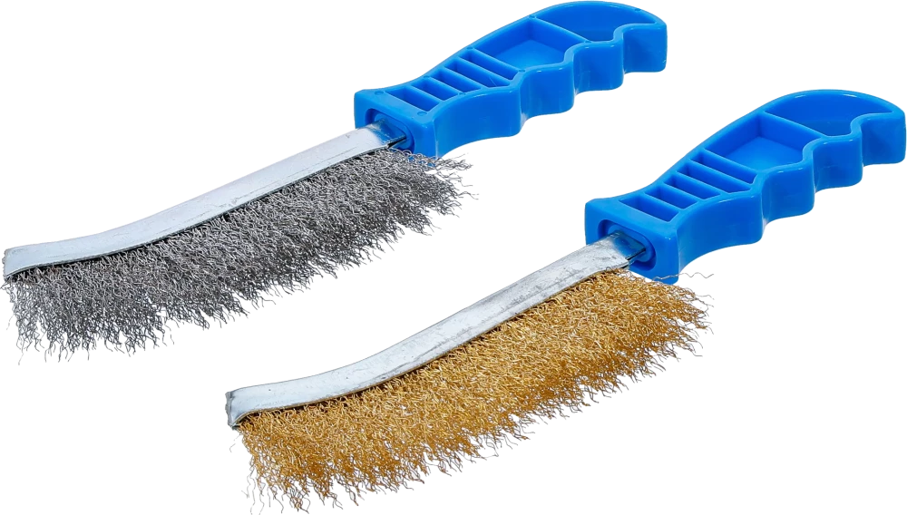 Conjunto de escovas de arame | arame de aço e latão | 260 mm | 2 peças
