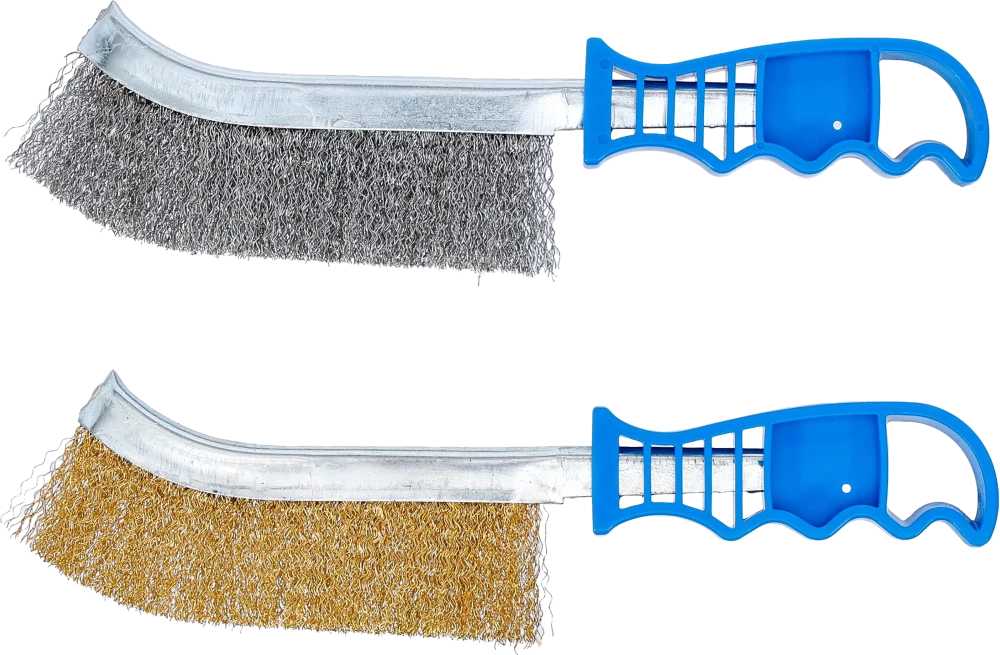 Conjunto de escovas de arame | arame de aço e latão | 260 mm | 2 peças