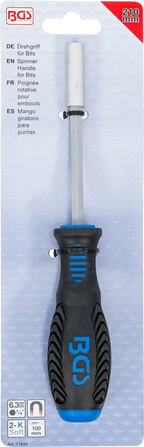Alavanca de torção para pontas | Saída de sextavado interno 6,3 mm (1/4") | 210 mm