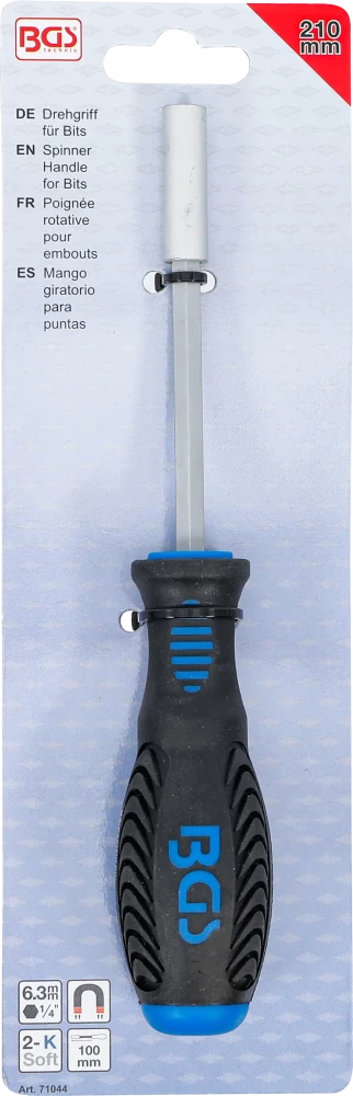 Alavanca de torção para pontas | Saída de sextavado interno 6,3 mm (1/4") | 210 mm