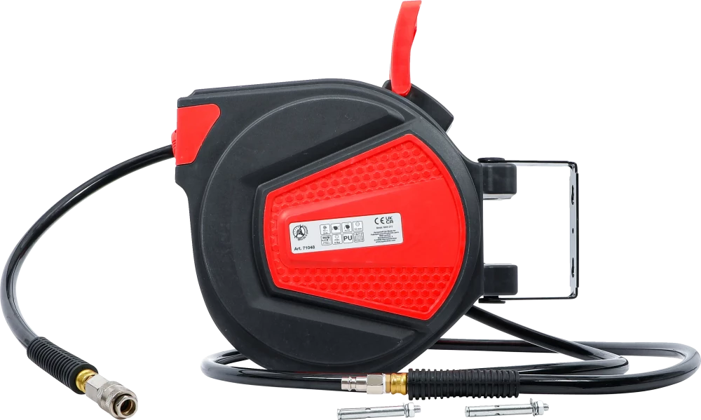 Enrolador de mangueira de ar comprimido | automático | 12 m + 2 m