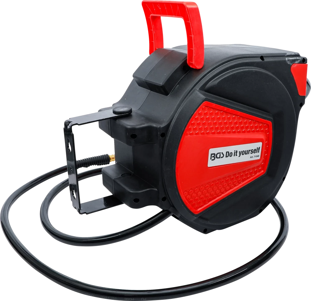 Enrolador de mangueira de ar comprimido | automático | 12 m + 2 m