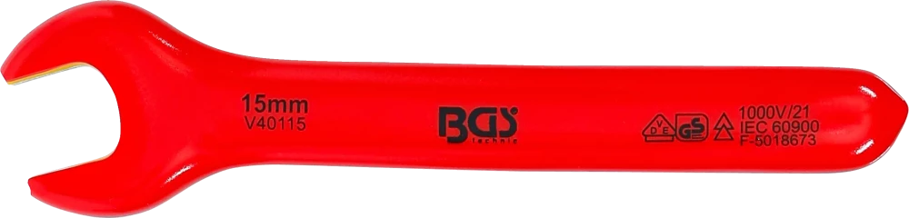 Conjunto de chaves de boca simples VDE | 15 mm