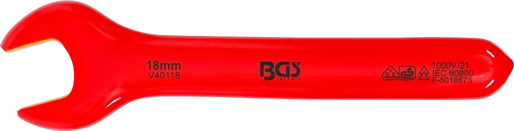 Conjunto de chaves de boca simples VDE | 18 mm