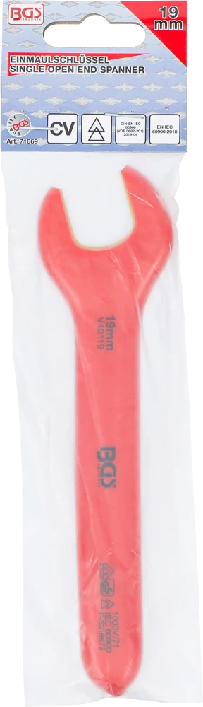 Conjunto de chaves de boca simples VDE | 19 mm