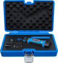Conjunto de torquímetro | compacto | com conjunto de pontas | 6,3 mm (1/4") | 1 - 8 Nm | 22 peças