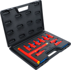 Conjunto de Encaixes VDE Torx | 1/2" | T20 - T55 | 95mm | 10 peças