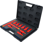 Conjunto de Encaixes VDE Torx | 1/2" | T20 - T55 | 95mm | 10 peças