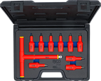 Conjunto de Encaixes VDE Torx | 1/2" | T20 - T55 | 95mm | 10 peças