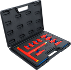 Conjunto de Encaixes VDE Hexágono Interno | 3/8"+1/2" | 4-10mm | 10 peças
