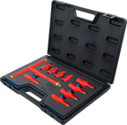 Conjunto de Encaixes VDE Hexágono Interno | 3/8"+1/2" | 4-10mm | 10 peças