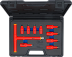 Conjunto de Encaixes VDE Hexágono Interno | 3/8"+1/2" | 4-10mm | 10 peças