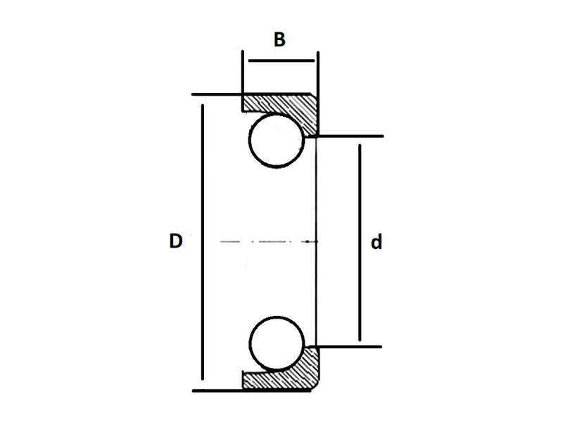 Sparex Rolamento volante (VTAA19Z-4) (S.71902)