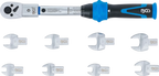 Conjunto de chaves dinamométricas | para ferramentas de encaixe de 9 x 12 mm | 6 - 30 Nm | 10 peças