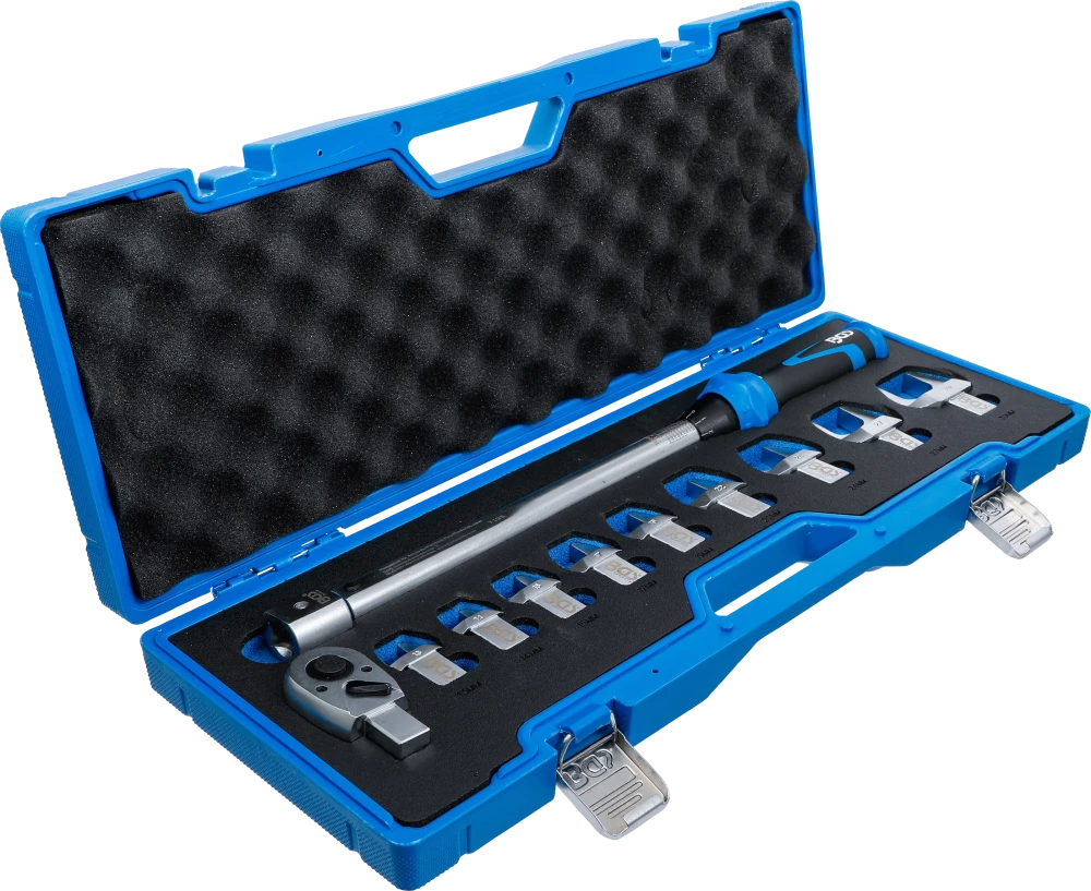 Conjunto de chaves dinamométricas | para ferramentas de encaixe de 14 x 18 mm | 40 - 210 Nm | 11 peças