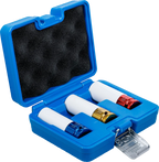 Conjunto de encaixes de impacto com proteção | Entrada de quadrado interno de 12,5 mm (1/2") | 17 / 19 / 21 mm | 3 peças