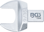 Chave de boca de encaixe | 9/16" | admissão 9 x 12 mm