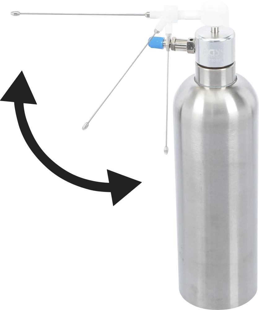 Pulverizador pneumático | Aço inoxidável | 650 ml