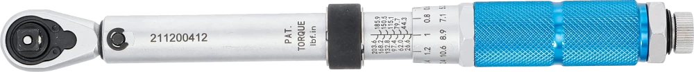 Conjunto de chaves dinamométricas | 6,3 mm (1/4") | 3 - 24 Nm | 16 peças