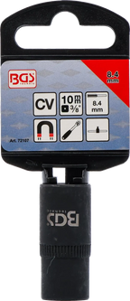 Suportes de machos de atarraxar encaixes para chave de caixa sextavados | 10 mm (3/8") | 8,4 mm