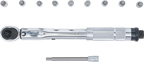 Conjunto de chaves dinamométricas | 6,3 mm (1/4") | 2 - 24 Nm | 11 peças