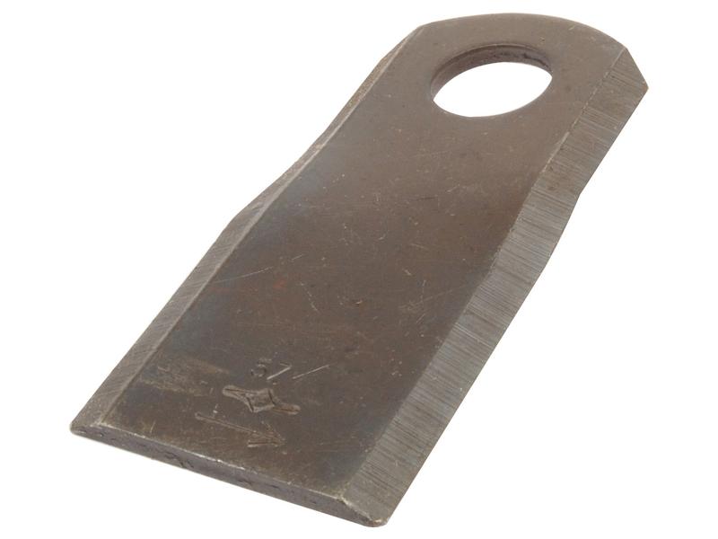 Faca - Twisted blade, bottom edge sharp & parallel - 115x50x4mm - Orifício Ø20.5mm - Dt. - para Kuhn Aplicavel em: K6804720 (S.72568)