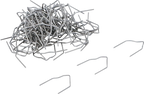 Conjunto de colchetes de reparação | para cantos internos | 0,8 mm | 100 peças
