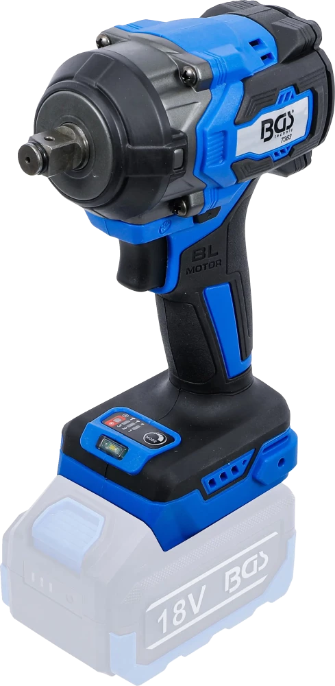 Chave de impacto a bateria | sem escovas | 12,5 mm (1/2") | 550 Nm | 18 V | sem bateria
