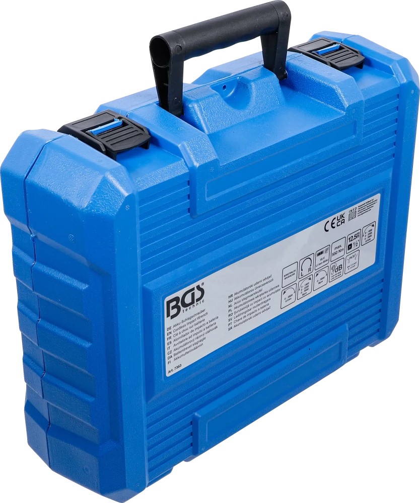 Chave de impacto a bateria | sem escovas | 12,5 mm (1/2") | 550 Nm | 18 V | sem bateria
