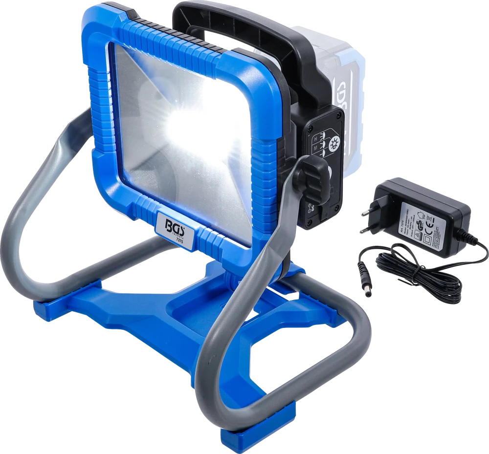 Luz de trabalho LED a bateria | articulada | 18 V | sem bateria