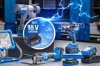 Ferramenta multifunções a bateria | sem escovas | 18 V | sem bateria