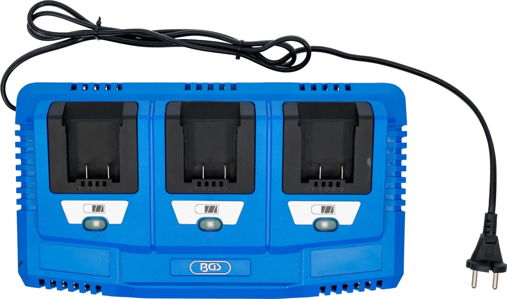 Carregador múltiplo | 3 x 2,5 A | 18 V