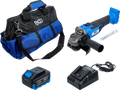 Conjunto de rebarbadoras a bateria | sem escovas | 18 V | com bateria e carregador