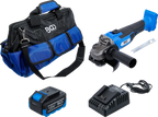 Conjunto de rebarbadoras a bateria | sem escovas | 18 V | com bateria e carregador