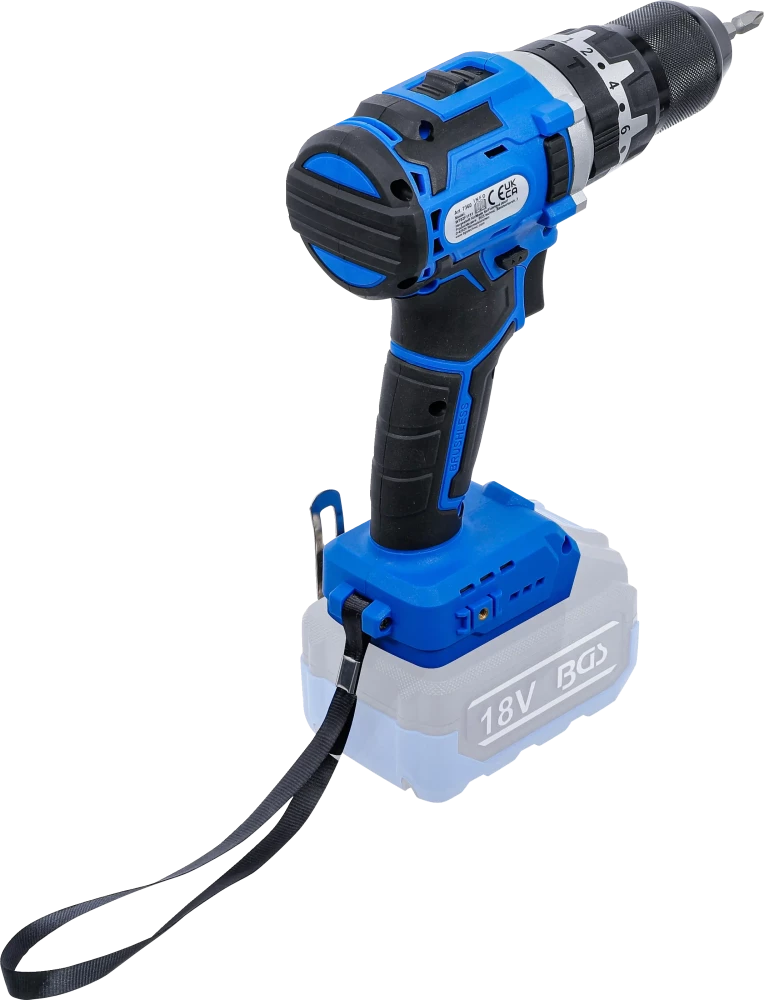 Conjunto de furadeira de impacto a bateria | sem escovas | 65 Nm | 18 V | com bateria e carregador