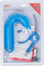 Pistola de ar comprimido | com mangueira espiral de ar comprimido e conector em T