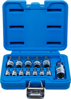 Conjunto de Encaixes para Pontas | Sextavado Interno | 1/4" + 3/8" + 1/2" | 13 peças
