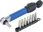 Chave de torque | Saída de sextavado interno 6,3 mm (1/4") | 2 - 10 Nm | com conjunto de pontas | 9 peças