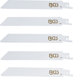 Conjunto de lâminas de serra sabre | para BGS 70993, 74520 | 5 peças