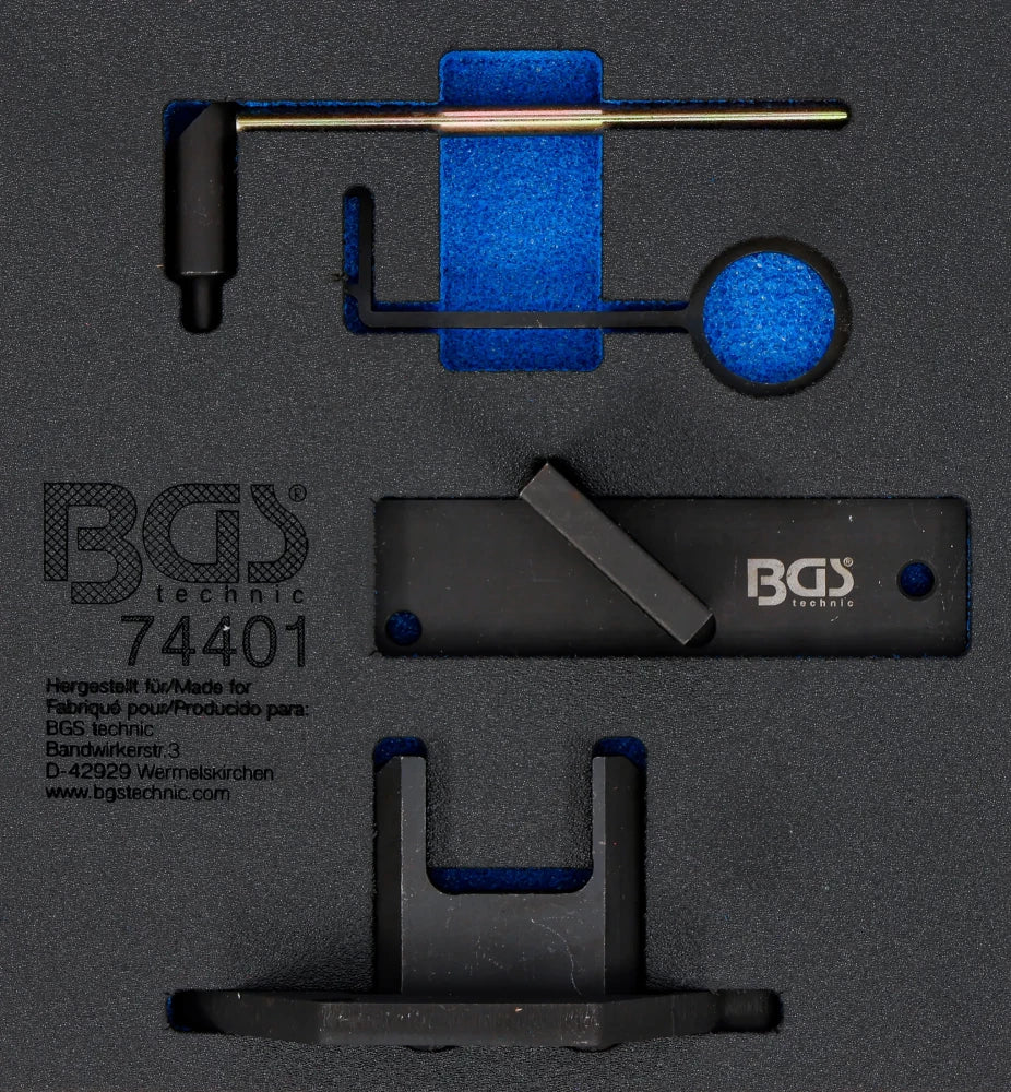 Inserção para carrinho de ferramentas 1/6: Conjunto de ferramentas de afinação do motor | para PSA, Toyota 1.0, 1.2 VTi