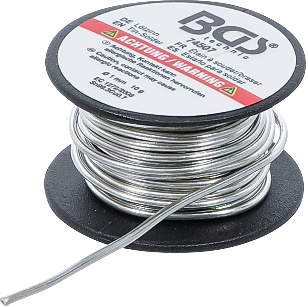 Fio de solda | em rolo | sem chumbo | Ø 1 mm | 10 g