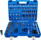 Conjunto de Chaves de Caixa Super Lock 1/4"+1/2" | 150 Peças