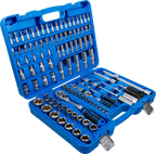 Conjunto de Chaves de Caixa Super Lock 1/4"+1/2" | 150 Peças