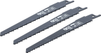 Conjunto de lâminas de serra sabre | para madeira | para BGS 7367 | 3 peças