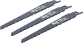 Conjunto de lâminas de serra sabre | para madeira | para BGS 7367 | 3 peças